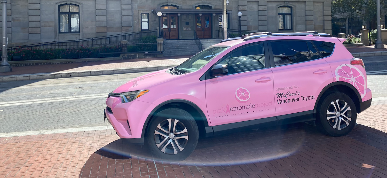 Pink Lemonade Project's Pink Car